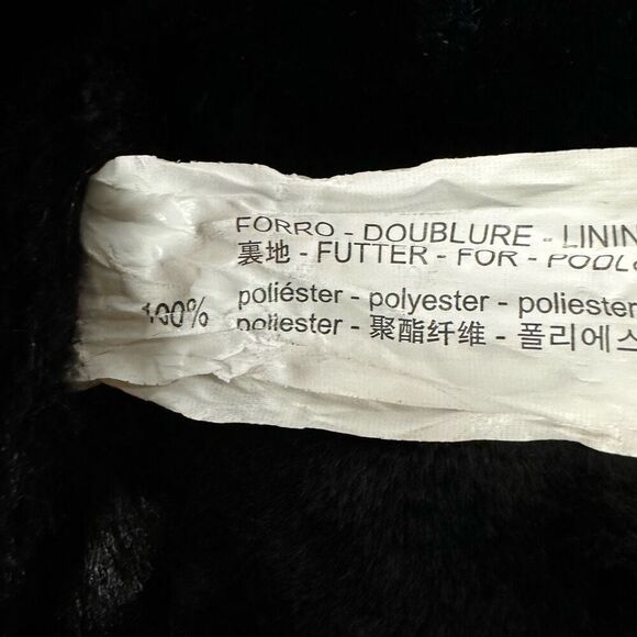 Zara Girls Black Buffalo Plaid Collarless Jacket size 7 - Picture 12 of 14